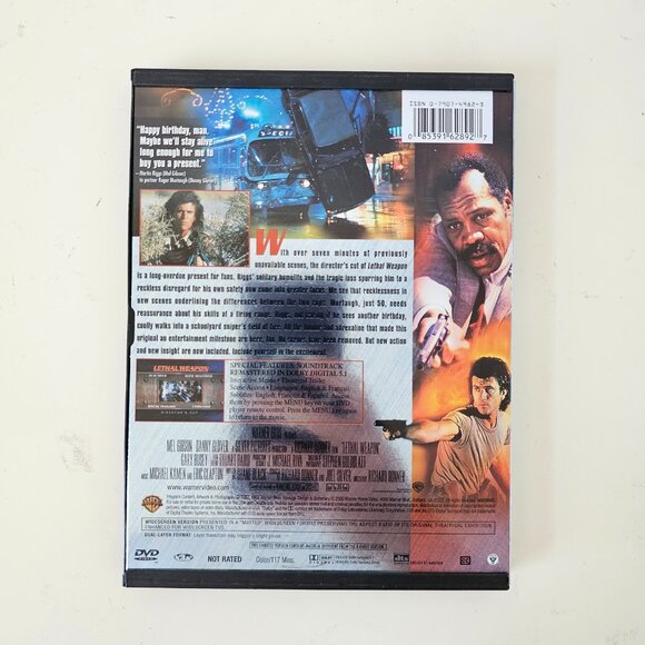 Lethal Weapon DVD 1987 Director's Cut - Mel Gibson, Danny Glover, Gary Busey - Picture 3 of 3